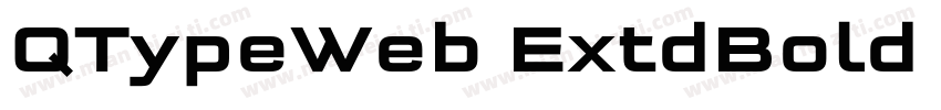 QTypeWeb ExtdBold W03 Regular字体转换